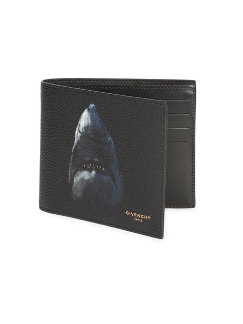 givenchy shark print wallet